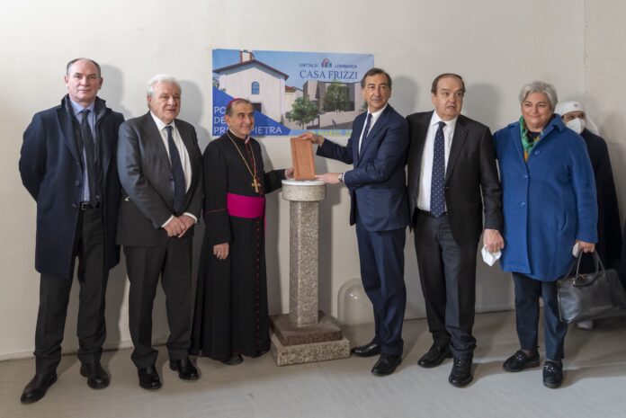 posa prima pietra Casa Fabrizio Frizzi_UNitalsi