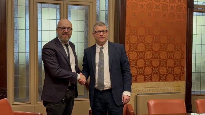 Alessandro Maggioni, presidente CCL e Marco Barbieri segretario generale Confcommercio Milano