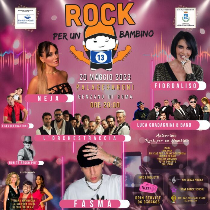 Rock per un bambino 2023