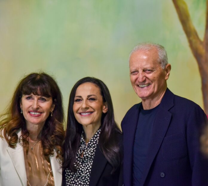 Patrizia Corbo, Francesca De Stefano Versace, Santo Versace (C)Paolo Sommariva