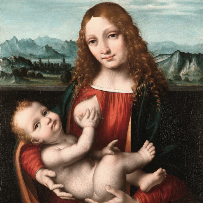 La Madonna del Latte - Marco d'Oggiono