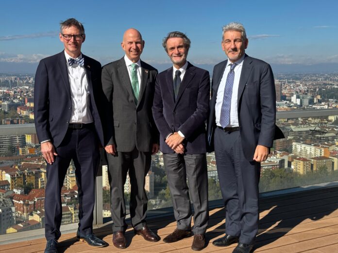 da-sx.-Console-genrale-Ambasciatore-presidente-Attilio-Fontana-sottosegretario-Raffaele-Cattaneo