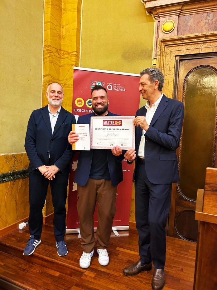 La premiazione di Juri Pagani