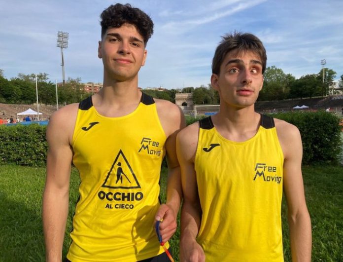 Gabriele Pirola con la guida Simone Ranucci