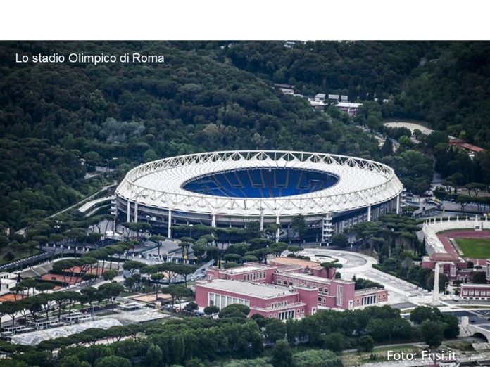 Lo stadio Olimpico di Roma