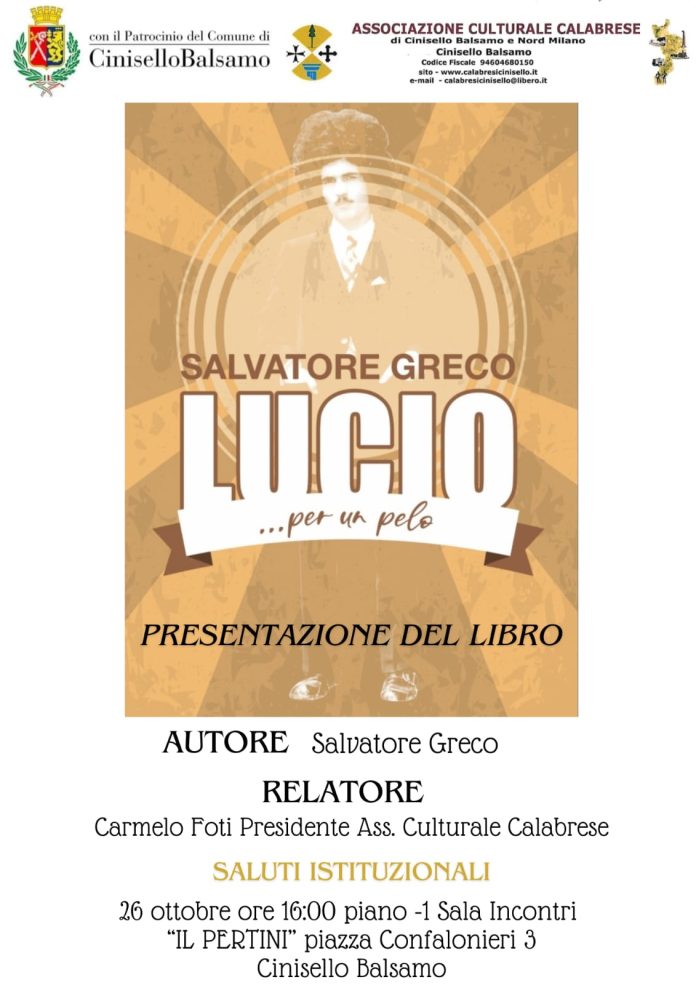 LUCIO GRECO LOCANDINA PRESENTAZIONE A IL PERTINI