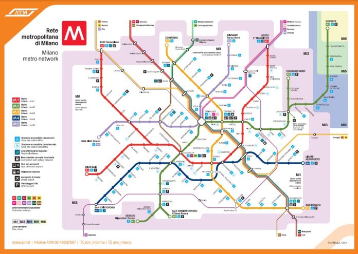 rete metropolitana di milano