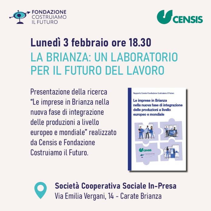 Locandina - Rapporto lavoro Brianza