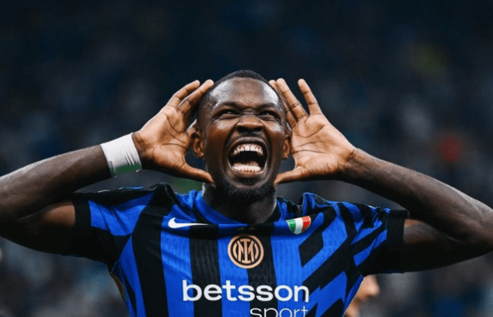 Marcus Thuram Thuram scherza con un giornalista in conferenza stampa: "siete pericolosi"