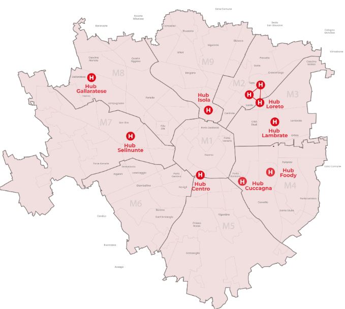 mappa hub