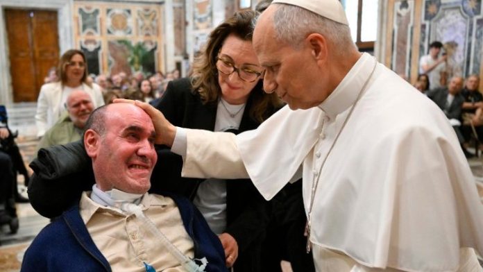 Ezio Pantone dalla Basilicata. © Vatican Media