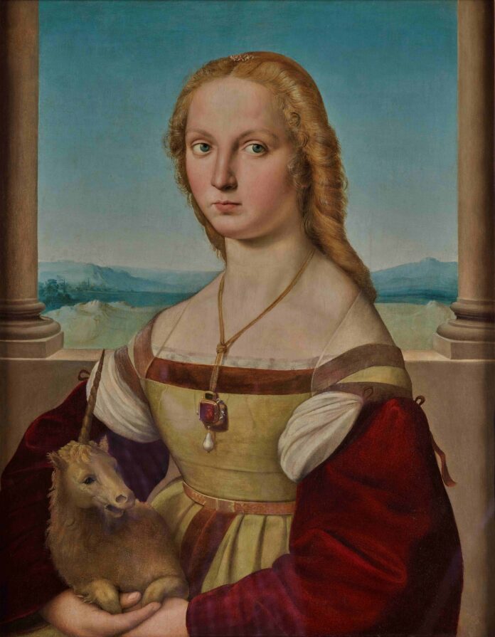 Dama col Liocorno - ©Galleria Borghese - foto Mauro Coen